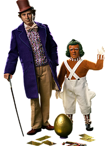 Boneco 1/6 MARS TOYS MAT018-B Chocolate Man A Fantástica Fábrica de Chocolate Willy Wonka