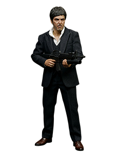 Boneco Scarface Tony Montana Al Pacino Enterbay 1/6 Figure Combat Ver. Geek