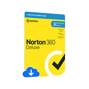 Norton 360 Deluxe 25gb - 1 Usuario; 3 Dispositivos - 12 Meses Esd