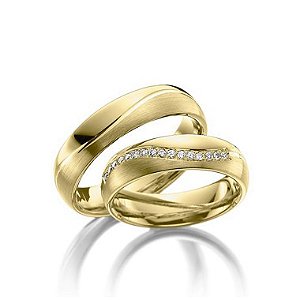 Par de Alianças Flame