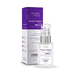 Melan T-Block Sérum Clareador 30 g | Extratos da Terra
