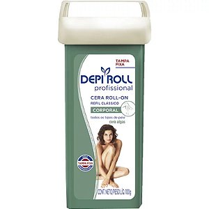 Refil Cera Roll-on Verde (Algas) l Depiroll