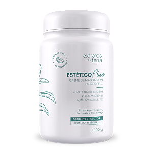 Estético Plus - Creme de Massagem Drenante e Redutor 1000g Extratos da Terra