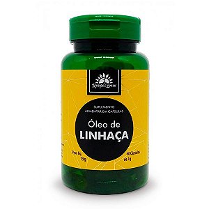 Cápsulas Óleo De Linhaça 1g 60cps - Kampo De Ervas