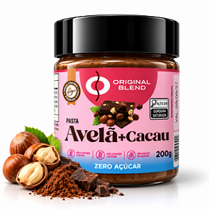 Pasta De Avelã E Cacau 210g Original Blend- Sem Açucar