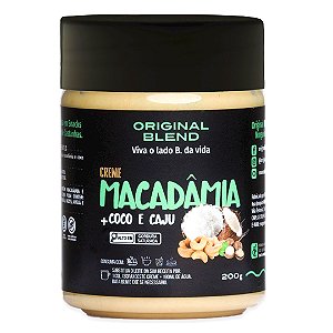 Pasta Macadâmia Castanha De Caju E Coco 200g Original Blend