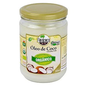 Óleo de Coco Orgânico Extra Virgem 500ml Finococo Nacional