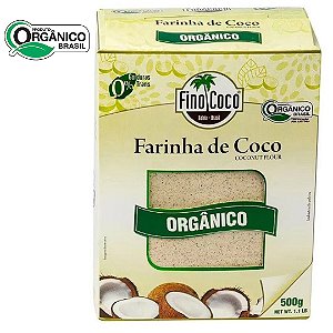 Farinha de Coco Orgânico 500g Finococo Sem Glúten