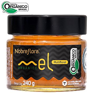 Mel Orgânico Multiflora  240g NobreFlora Breyer - Vidro