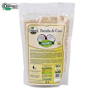Farinha de Coco Orgânica 200g Finococo Sem Glúten