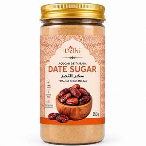Açúcar de Tâmara Pó 250g Adoçante Natural Vegano Farinha