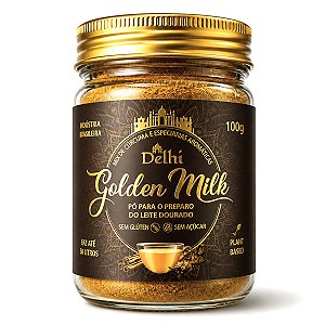 Golden Milk Cúrcuma 100g Delhi Ayurveda Indiano