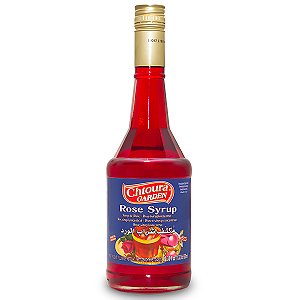 Xarope De rosas Premium 600ml Importado do Líbano Drinks Cocktail Confeitaria