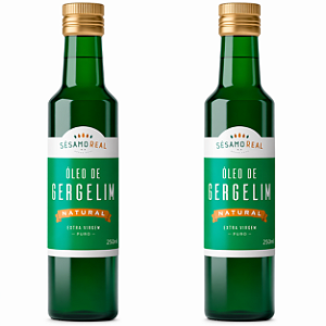 Óleo de Gergelim 100% Puro 250ml Sésamo Real 2x unidades - Culinária e Terapias