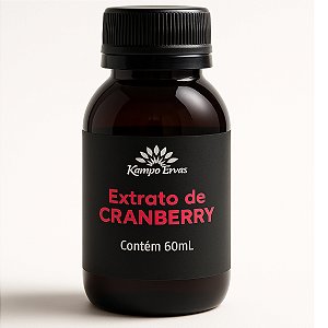 Extrato de Cranberry 60ml Kampo de Ervas