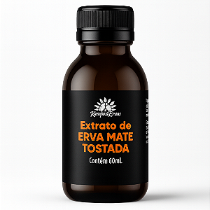 Extrato de Erva Mate Tostado Orgânico 60ml Kampo de Ervas