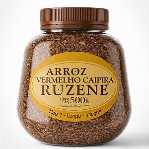 Arroz Vermelho Caipira Integral Longo Ruzene 500gr