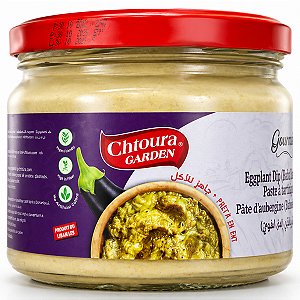 Baba Ghannouge 310g Pasta de Berinjela Árabe Importada Líbano