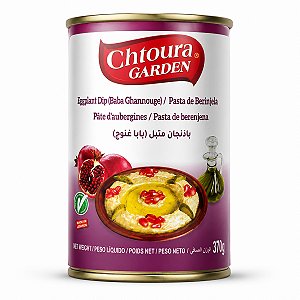 Baba Ghannouge 370g Pasta de Berinjela Árabe Importada Líbano