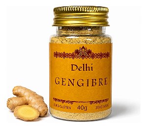 Gengibre Em Pó 100% Puro Delhi 40g Sem Glúten