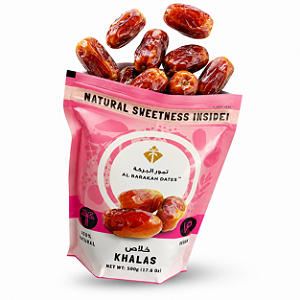 Tâmara Khalas Premium Al Barakah - 500g Importada Emirados