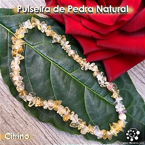 Pulseira Citrino Natural
