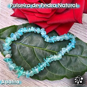 Pulseira Apatita Azul