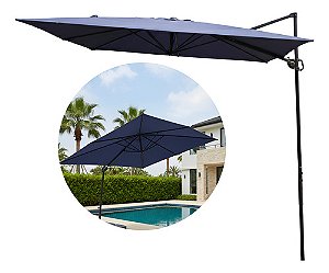 Ombrelone Roman Guarda Sol 2,70m Jardim Premium Suspenso