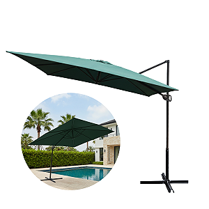 Ombrelone Roman Guarda Sol 2,70m Jardim Premium Suspenso