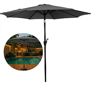 Ombrelone Guarda Sol 3 Metros Reto Jardim Piscina Praia