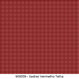 18203 - Xadrez Floresta Vermelho - Tecidos Fabricart