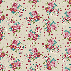 18302 - Floral Sidney Creme