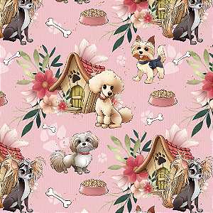 D351 - Puppy Casinha Rosa