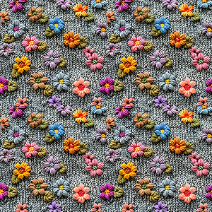 D933  - Tiny Flowers 10