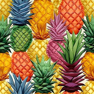 D1264 - Frutas Patch Abacaxi