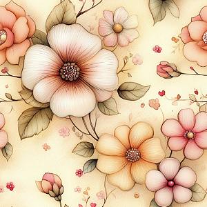 D1831 - Maçã e Flor Flores