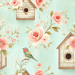 D1875 - Dreamy Casa de Passarinhos