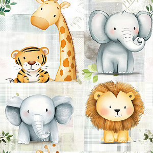 D1976- Patch Selva Animais do Safari