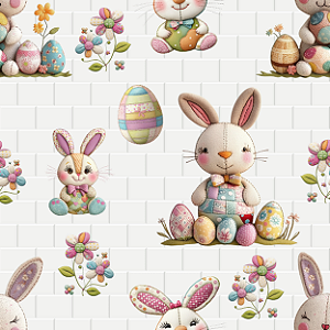 DP151 - Coelho Patch Azulejo