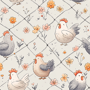 D2154 - Cocoricó Galinhas no Cercado