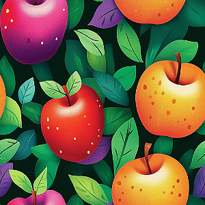 D2106 - Frutas Brilhantes Maçãs