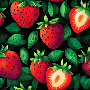 D2111 - Frutas Brilhantes Morangos