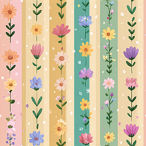 D2119 - Happy Garden Listras Verticais