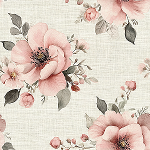 D2140 - Pale Pink Papoulas GRandes