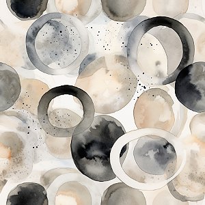 D2197 - Dusty Black Círculos