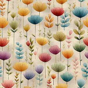 D2429 - Amor e Paninhos - Florzinhas