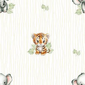 FLE026 - SS Safari Listrinhas FLANELA