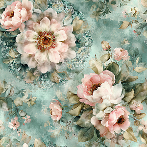 D2307 - Acqua Retrô Flor Mandala