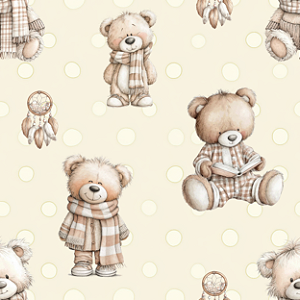 D2314 - Boho Baby Ursinhos Boho