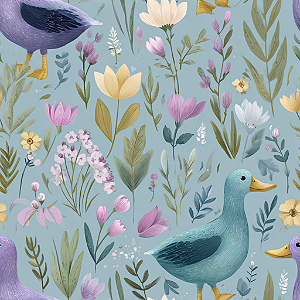 D2321 - Feathers e Flora Patos